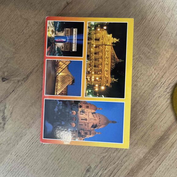 Souvenir de Paris Ville Lumiere Folding Postcard Book Complete Good Condition - Picture 3 of 5